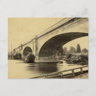 Postal Fotografía antigua del puente ferroviario Maidenhe