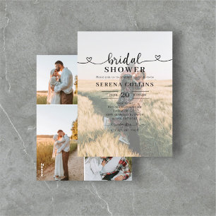 Postal Fotografía Calligraphy Shower