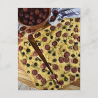 Fotografía de alimentos Pan de uva de oliva negra 