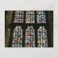 Fotografía de Barcelona del vitral de Sagrada