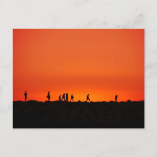 Postal Fotografía de Bella Artes paisajístico de la puest