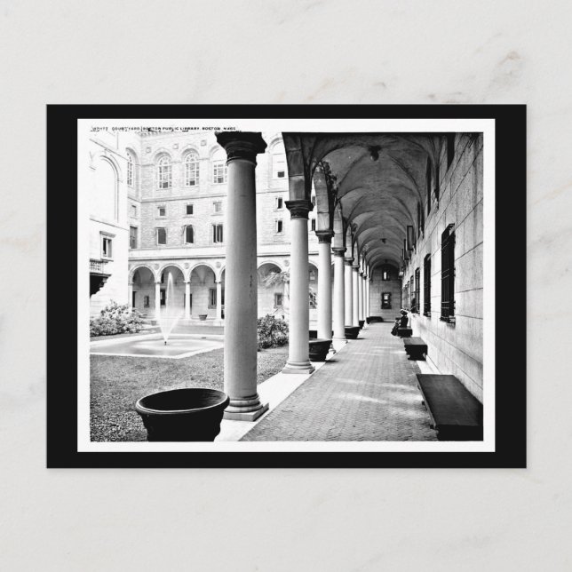 Postal Fotografía de Boston postcard-vintage 33 (Anverso)