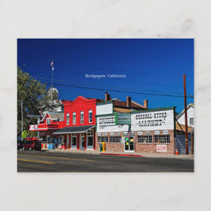 Postal Fotografía de Bridgeport California etiquetada