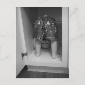 Postal Fotografía de cabeza sobre tacones