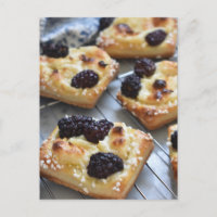 Fotografía de comida Cream Cheese Blackberry Danés