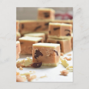 Postal Fotografía de comida Fudge de cerezo de chocolate 