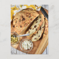 Fotografía de comida rebanada Pan de higo de queso
