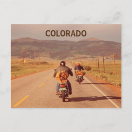 Postal Fotografía de cosecha de motocicletas de Colorado