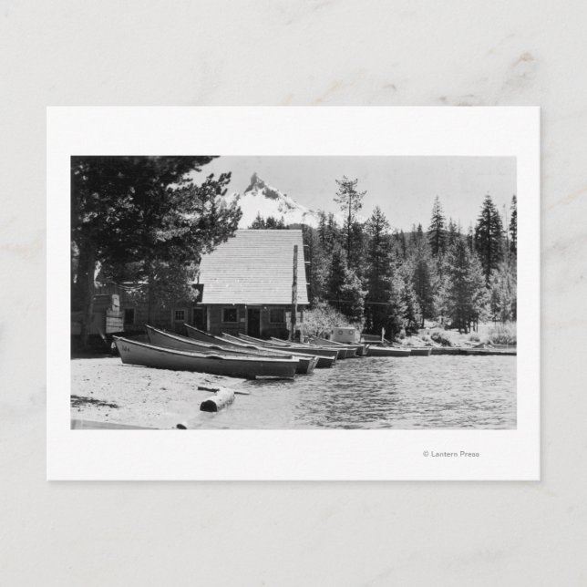 Postal Fotografía de Diamond Lake Lodge, O (Anverso)