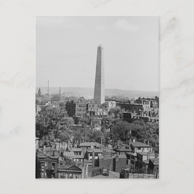 Postal Fotografía de época de Charlestown Massachusetts (Anverso)