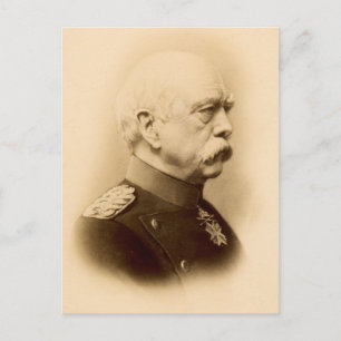 Postal Fotografía de época de Otto Von Bismarck