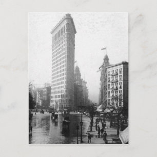 Postal Fotografía de época del edificio Flatiron NYC