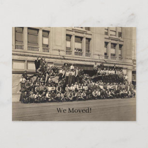 Postal Fotografía de época Moviendo nueva dirección