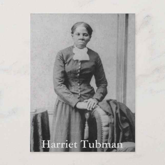 Postal Fotografía de Historia Negra de Harriet Tubman (Anverso)
