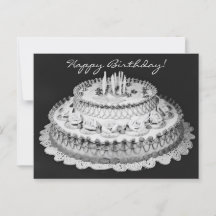 Fotografía de la cosecha del pastel de cumpleaños 