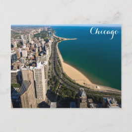 Postal Fotografía de la costa de Michigan en el lago de C
