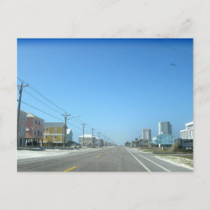 Postal Fotografía de la costa del golfo de Alabama