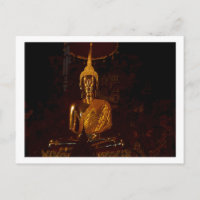 Fotografía de la estatua de Buda sentada