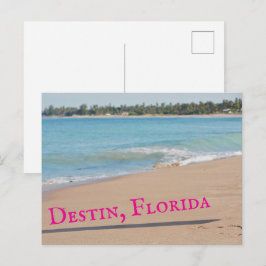 Postal Fotografía de la hermosa puesta de sol en la playa