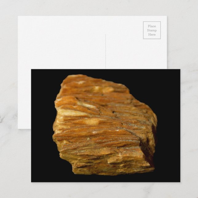 Postal Fotografía de la naturaleza de la Roca Mineral de  (Anverso / Reverso)