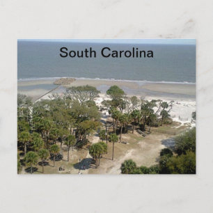 Postal Fotografía de la playa de Carolina del Sur