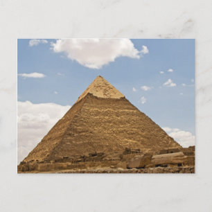 Postal Fotografía de las Pirámides de Giza