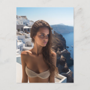 Postal Fotografía de moda griega