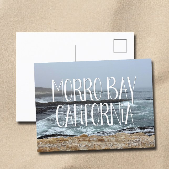 Postal Fotografía de Morro Bay California Ocean Waves (Subido por el creador)