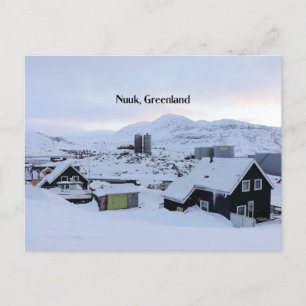 Postal Fotografía de Nuuk, Groenlandia