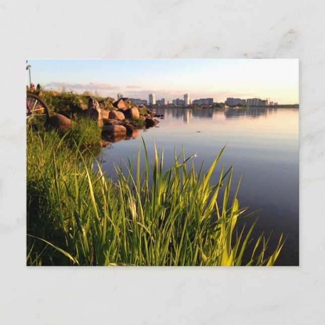 Postal Fotografía de paisajes de Bielorrusia (Anverso)