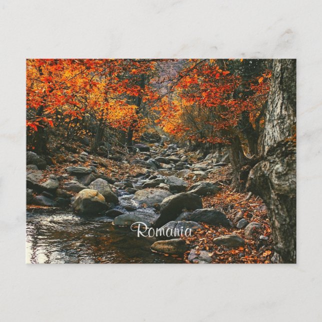 Postal Fotografía de paisajes de Rumania (Anverso)
