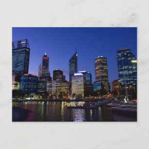 Postal Fotografía de Perth, paisajes urbanos de Australia