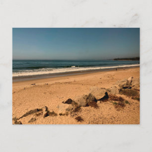 Postal Fotografía de playa de naturaleza costera original