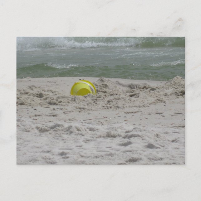 Postal Fotografía de Playa en Gulf Shores Alabama (Anverso)