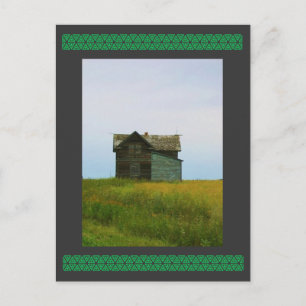 Postal Fotografía de Saskatchewan antigua en casa