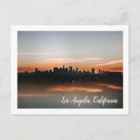 Fotografía de Skyline en Los Ángeles al atardecer