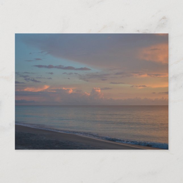 Postal Fotografía de Sunset Beach Bliss (Anverso)