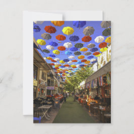 Postal Fotografía de Umbrella Street Antalya Turkey
