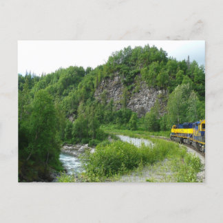 Postal Fotografía de vacaciones en tren Denali Express Al