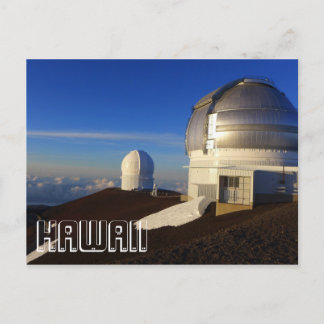 Postal Fotografía de viaje del Observatorio Hawaii Mauna