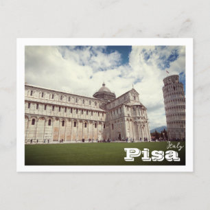 Postal Fotografía de viajes de la Torre inclinada de Pisa