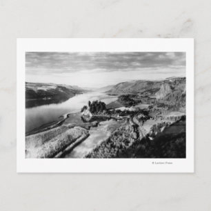 Postal Fotografía de vista de garganta de Columbia