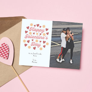 Postal Fotografía del Día de Galentine Feliz Moderno
