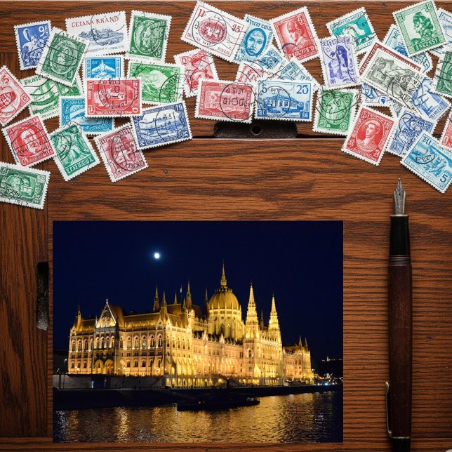 Postal Fotografía del edificio del Parlamento en Budapest (Subido por el creador)