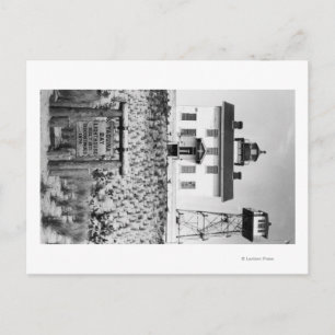Postal Fotografía del faro de la bahía de Yaquina, OR