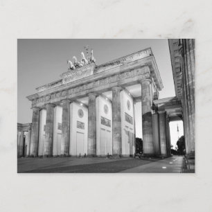 Postal Fotografía del monocromo del Tor de Brandenburger