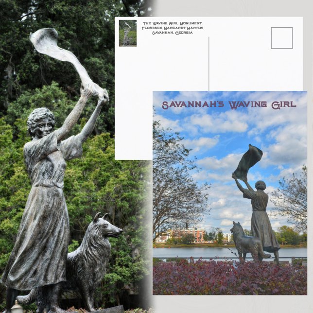 Postal Fotografía del Monumento al Chica ondulado de Sava (Subido por el creador)