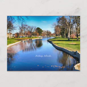 Postal Fotografía del paisaje de Nebraska