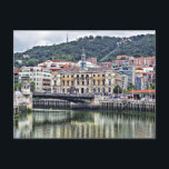 Postal Fotografía del paisaje urbano de Bilbao, España<br><div class="desc">Fotografía paisajística de Bilbao.</div>