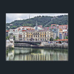 Postal Fotografía del paisaje urbano de Bilbao, España<br><div class="desc">Fotografía paisajística de Bilbao.</div>